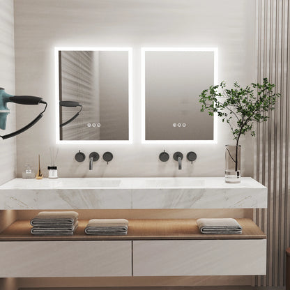 LED Lighted Bathroom Mirror with Anti-Fog