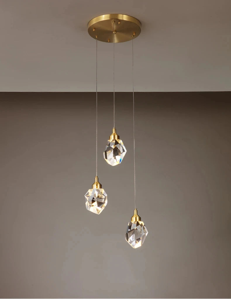 Luxury Villa Stair Crystal Chandelier